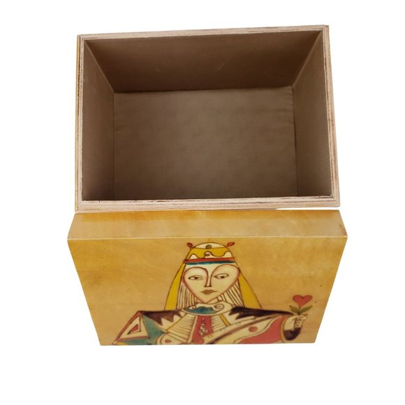 Anhuri Gift King Queen of Hearts Desk Organizer Se - Picture 7 of 11